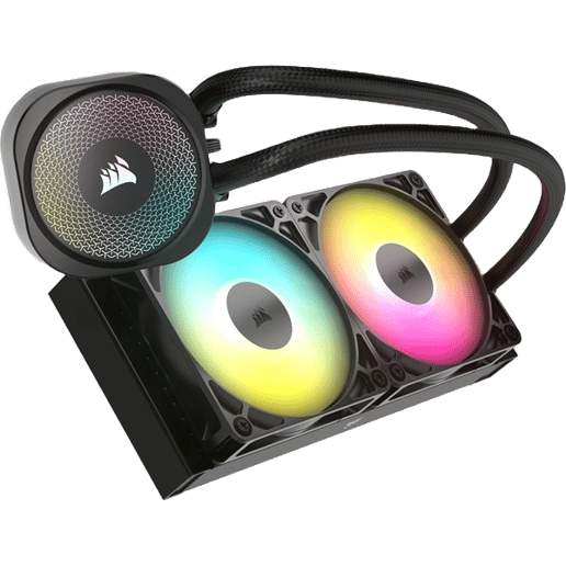 Corsair NAUTILUS 240 RS 240mm ARGB AiO Liquid CPU Cooler in Black